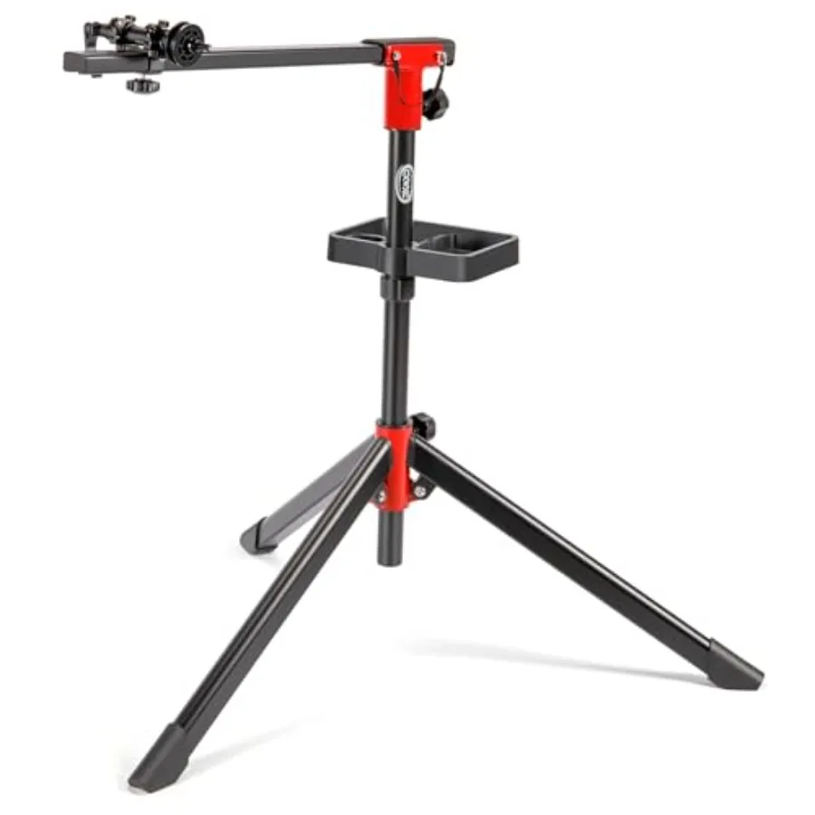 

Bike Repair Stand for Home Shop Use, Aluminum Alloy, Black, Supports up to 55 Lbs, Foldable Portable