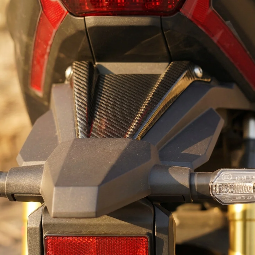 Carbon Fiber Motorcycle License Plate Protector for Honda ADV 350 2025-2026