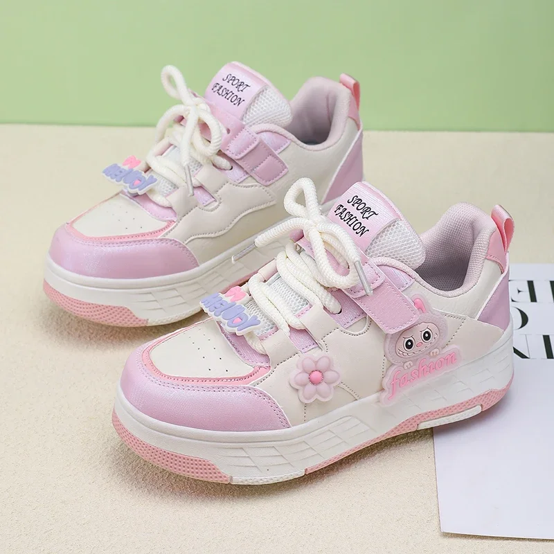 Children Roller Skates Boys Girls Leather Roller Skates Kids Hidden 2Wheels with Multiple Functions Detachable Tide Casual Shoes view 6