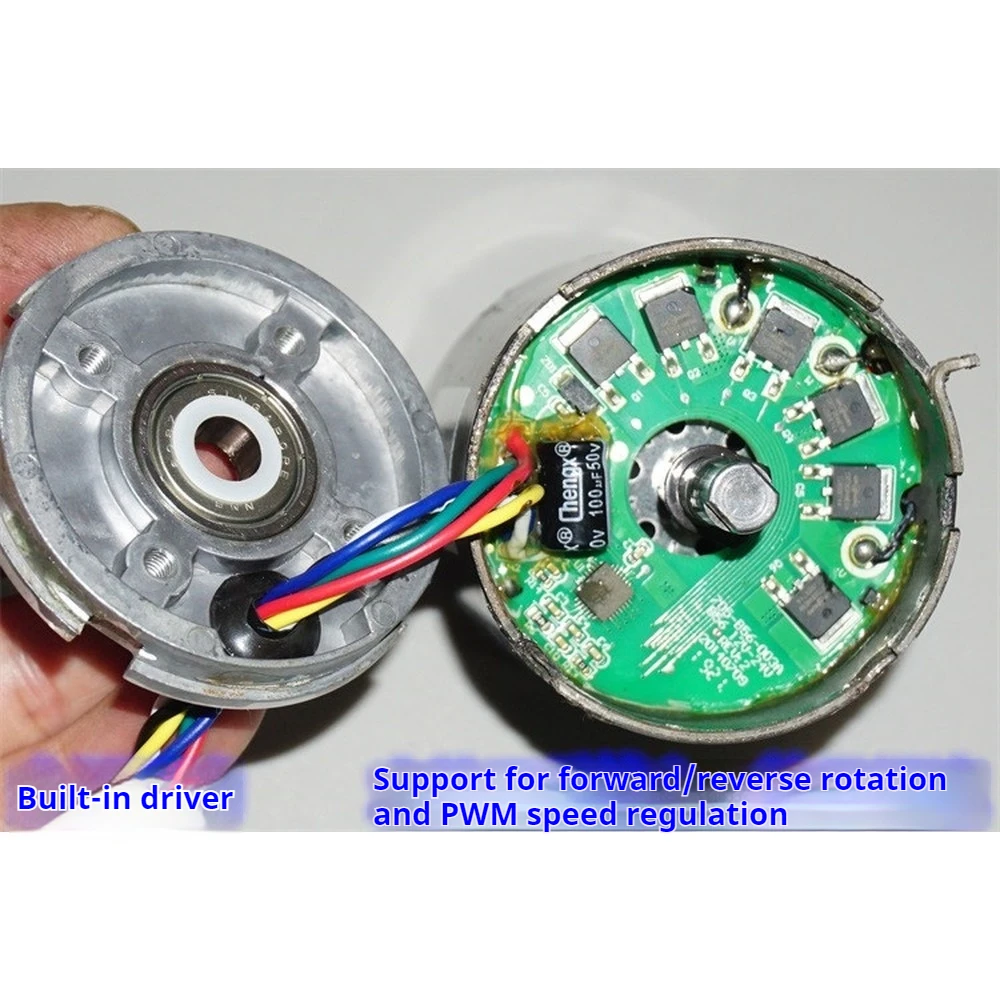 B5665 Built-in Driver Inner Rotor Ball Bearing Brushless Motor 12-24V CW CCW PWM Speed Control Motor With FG Signal Feedback