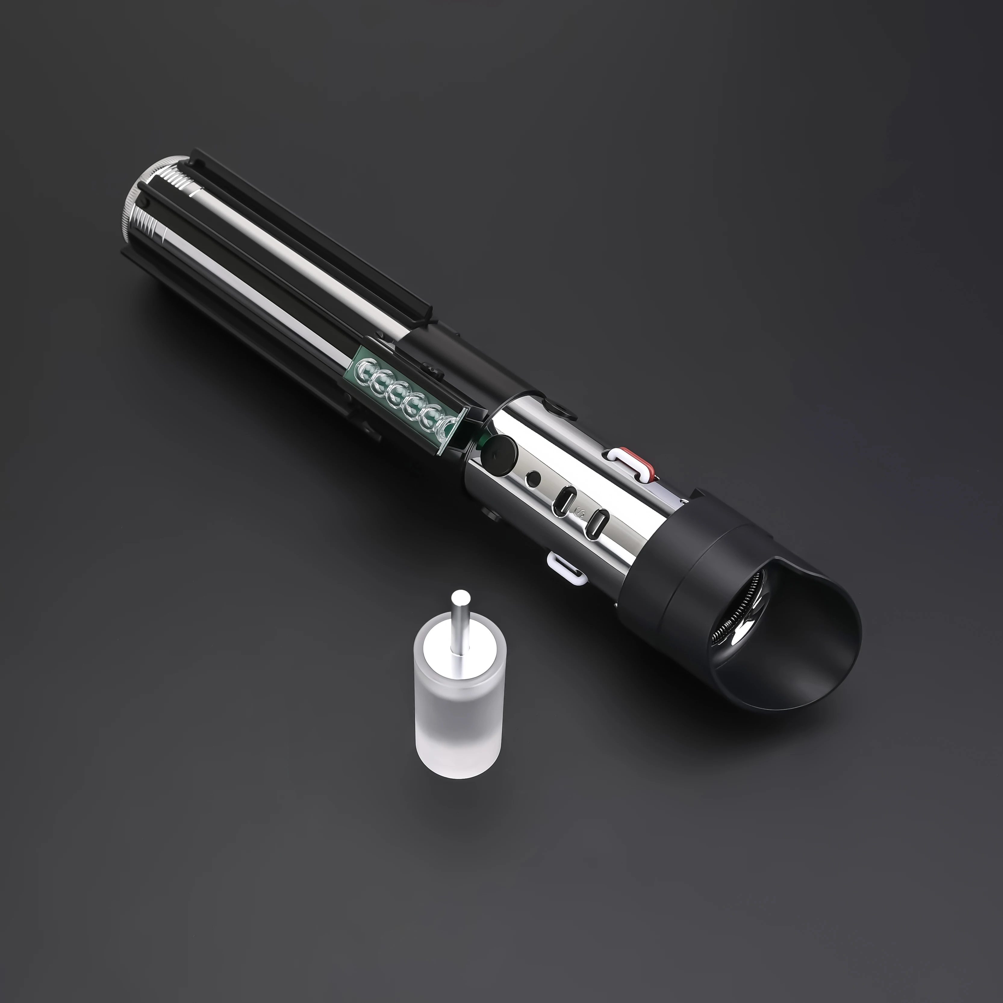 TXQSABER Darth Vader ROTJ Neo Pixel Lightsabers Removable Chassis  Bluetooth Control Proffie 2.2 Core Gesture Jedi Sword