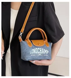 College Style Dumpling Bag, Fashionable Crossbody Bag, High Quality Shoulder Bag, Mini Single Handle Small Bag, Handbag