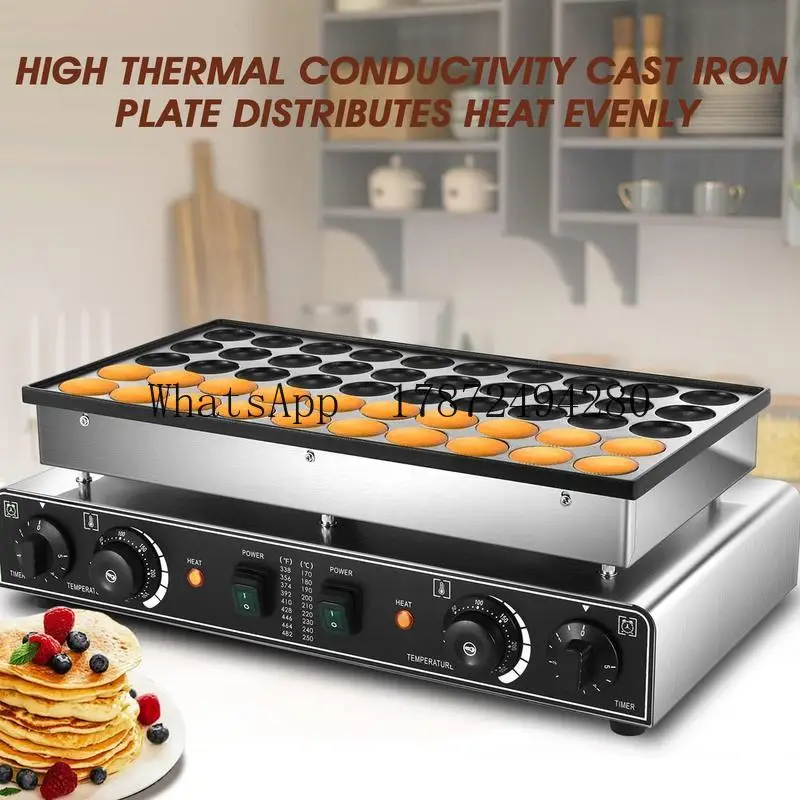 Electric Muffin Timer Stainless Steel Non-Stick Pancakes  Temperature Control Muffin  Kitchen Pancakes r