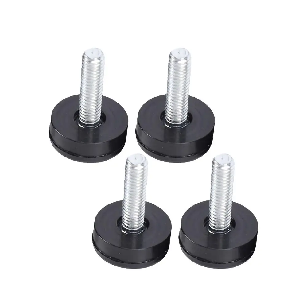 4pcs PTFE Sliders Furniture Leveling Feet Durable Protective Furniture Leveling Legs Furniture Screw Glides Table Legs