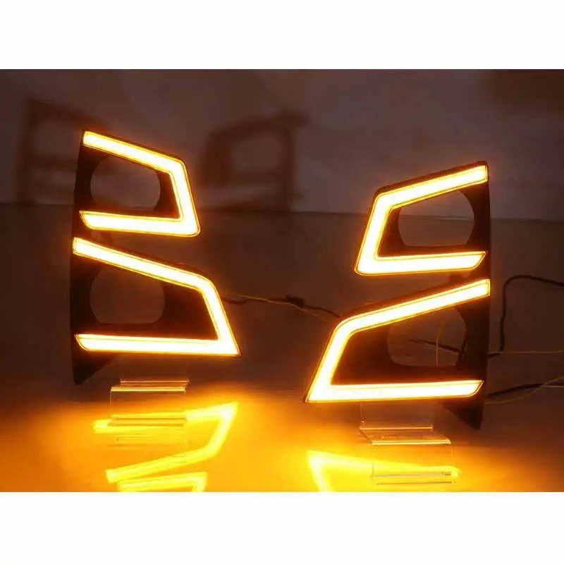 

SAAR Suitable for 2020-2021 Isuzu D-max with Yellow Flowing Light Dual Color High-End Daytime Running Lights Special