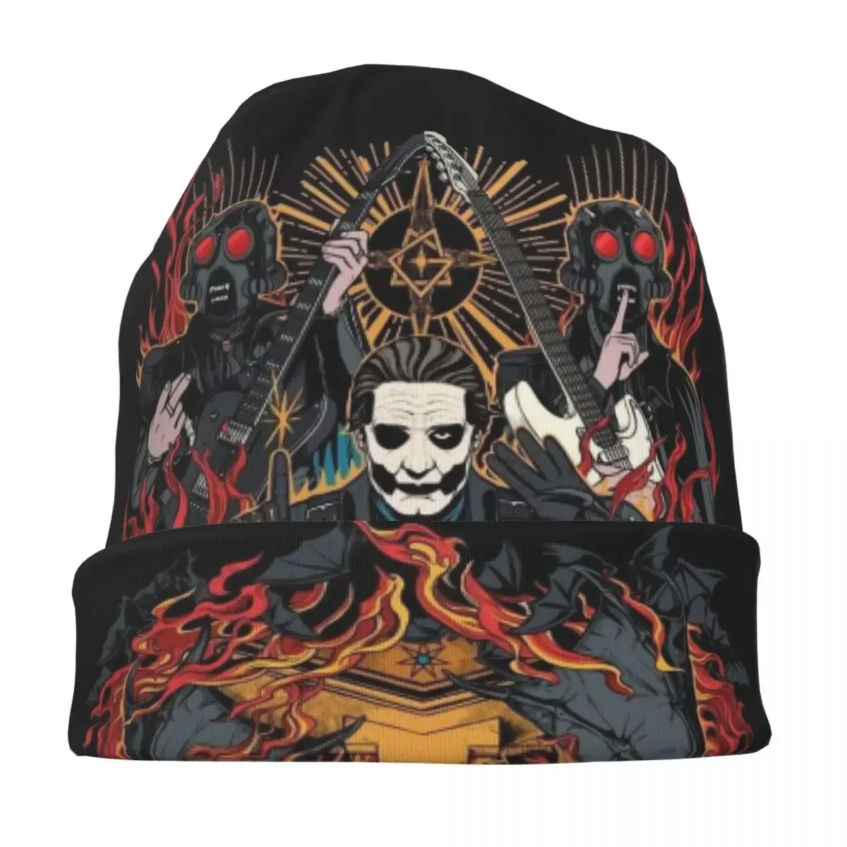 Happy Funny Rock Band Ghost BC cappello da orinatoio senza tesa Unisex cappello lavorato a maglia per uomo e donna Casual creativo