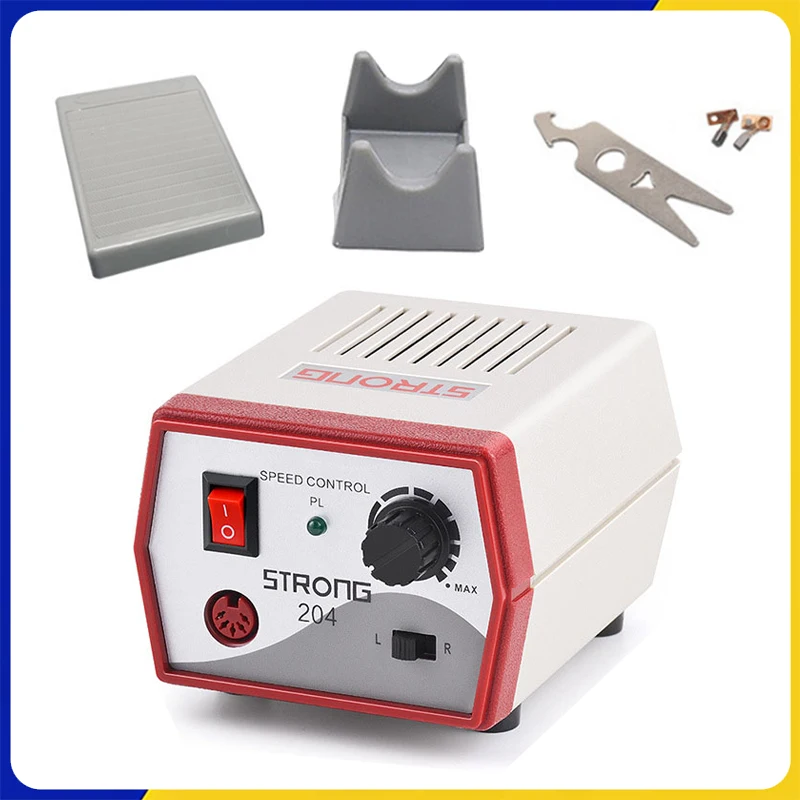 

35000Rpm STRONG 204 micro-motor dental polishing machine pedal micro-motor laboratory teaching tools dental polishing instrument