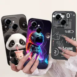 For Tecno Spark GO 1 Case Liquid Silicone Soft TPU Back Cover For Spark GO 2025 Pop 9 Phone Funda Gothic Black Night Bumper