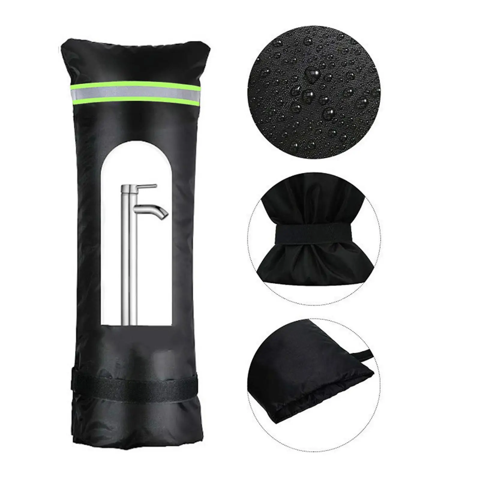 Outside Water Faucet Cover for Winter Reflective Professional Spigot Cover XL