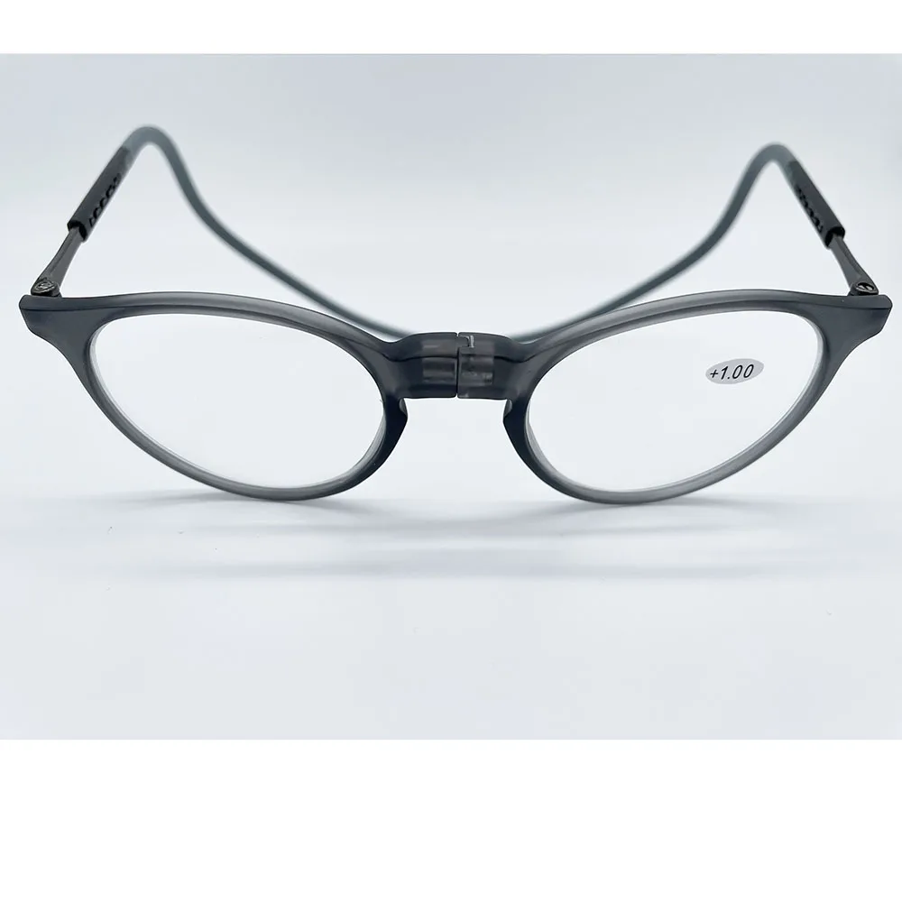 Bequeme, weiche TR-Lesebrille mit magnetischer Absorption und hängendem Hals für Damen und Herren – Detail 14