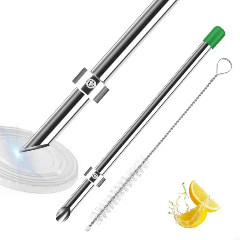Rustless Straw Strong 0.8mm Density For Orangeade Stands And Coffeeshop Use Q5WC