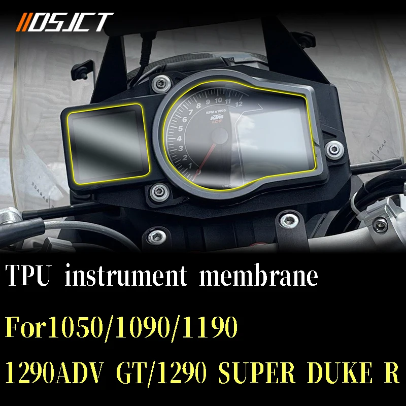 

For KTM 1050 1090 1190 1290 ADV GT 1290 SUPER DUKE R Motorcycle Cluster Scratch Protection Film Screen Protector