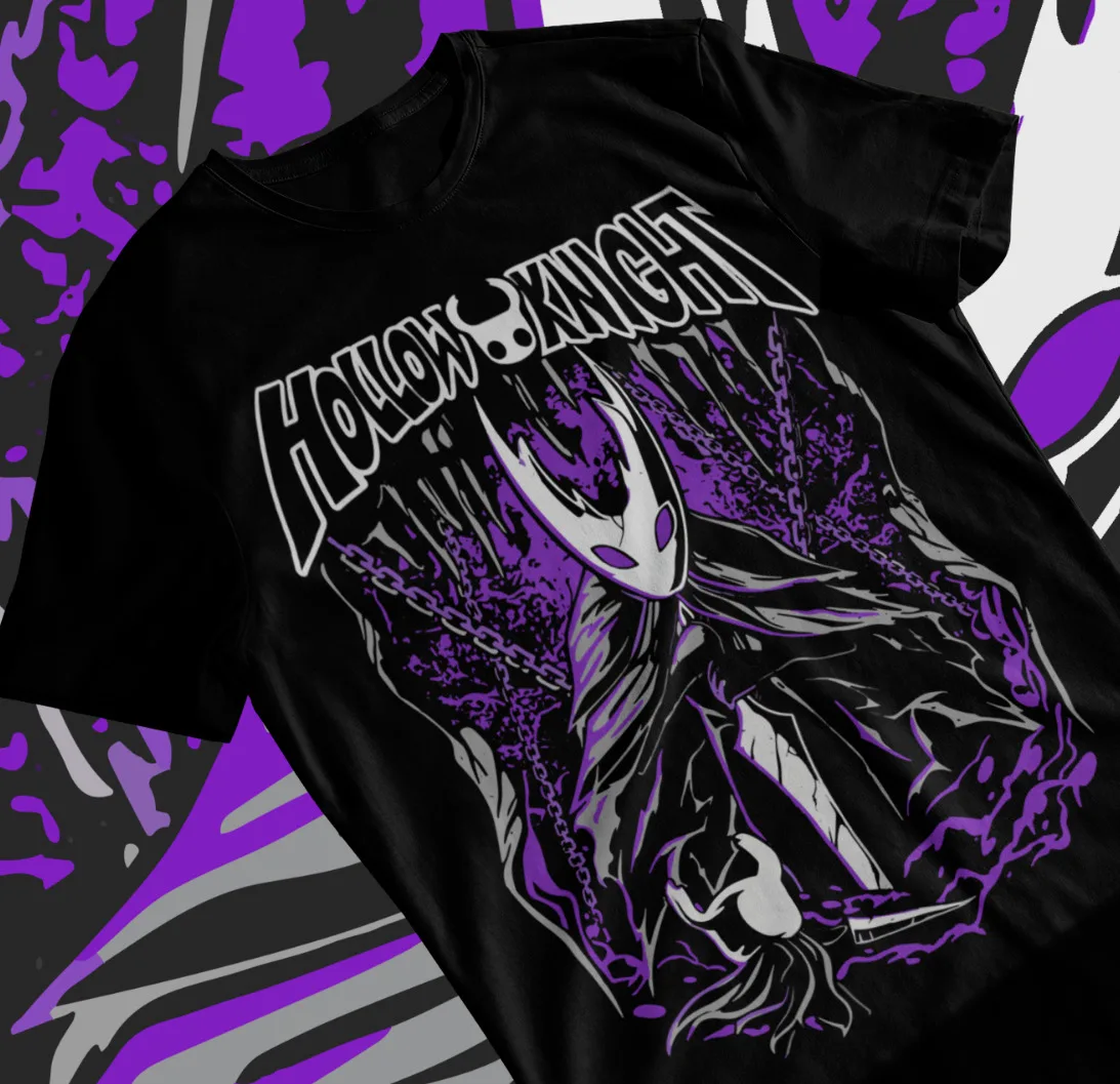 ホローナイト-ゴーストナイトTシャツ,グラフィックアート,ソフトTシャツ