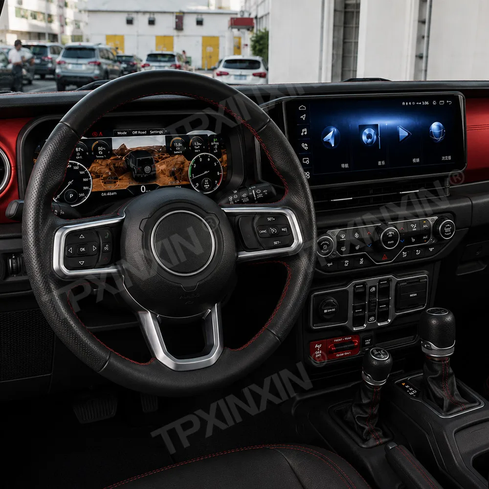 Touch Screen Car Radio For Jeep Wrangler 2018-2023 Android GPS Automotive Multimedia Auto Radio Stereo Receiver Head Unit