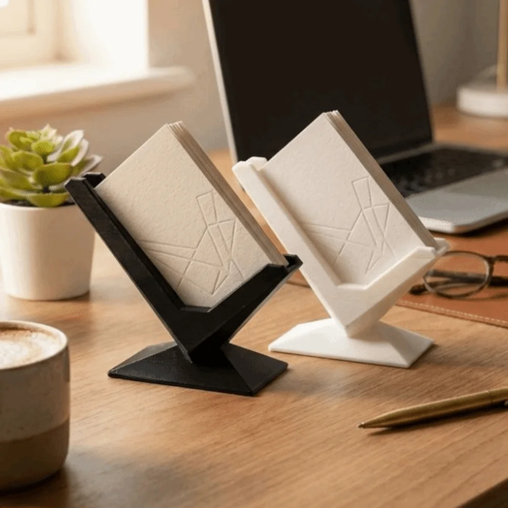 3D Printing Business Card Holder Card Case Card Stand Card Storage Box Space-saving Rustproof Name Card Organizer