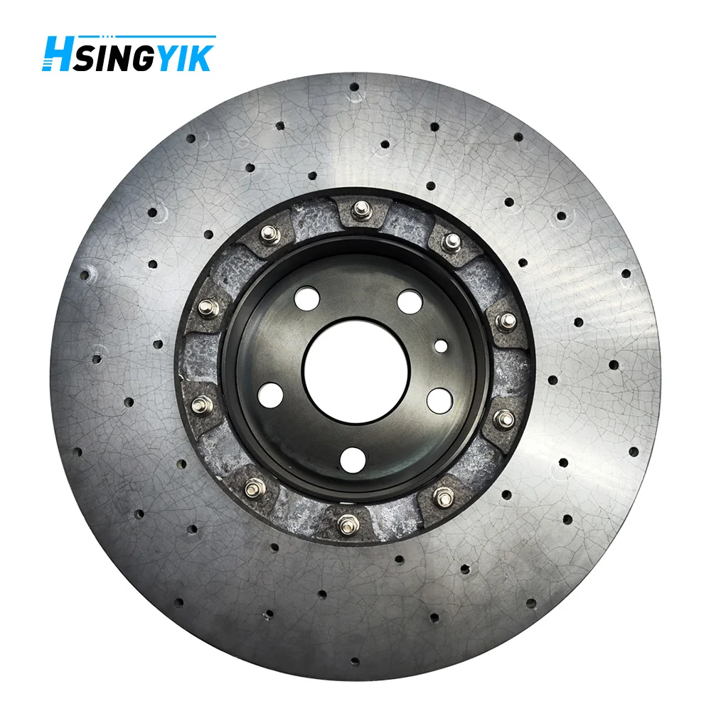 1044616-00-D 355mm 32mm Rear Drill Break Disk Carbon Ceramic Brake Disc Rotors For Tesla Model 3