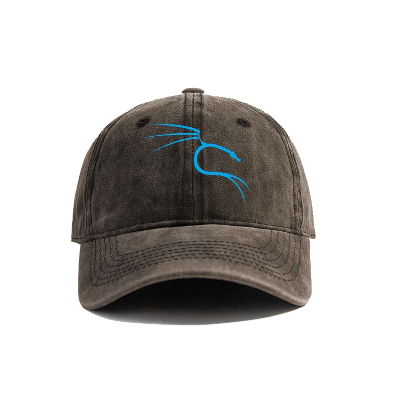 Kali Linux-gorra de béisbol para hombre y mujer, gorro de béisbol ajustable, estilo desgastado, MZ-194