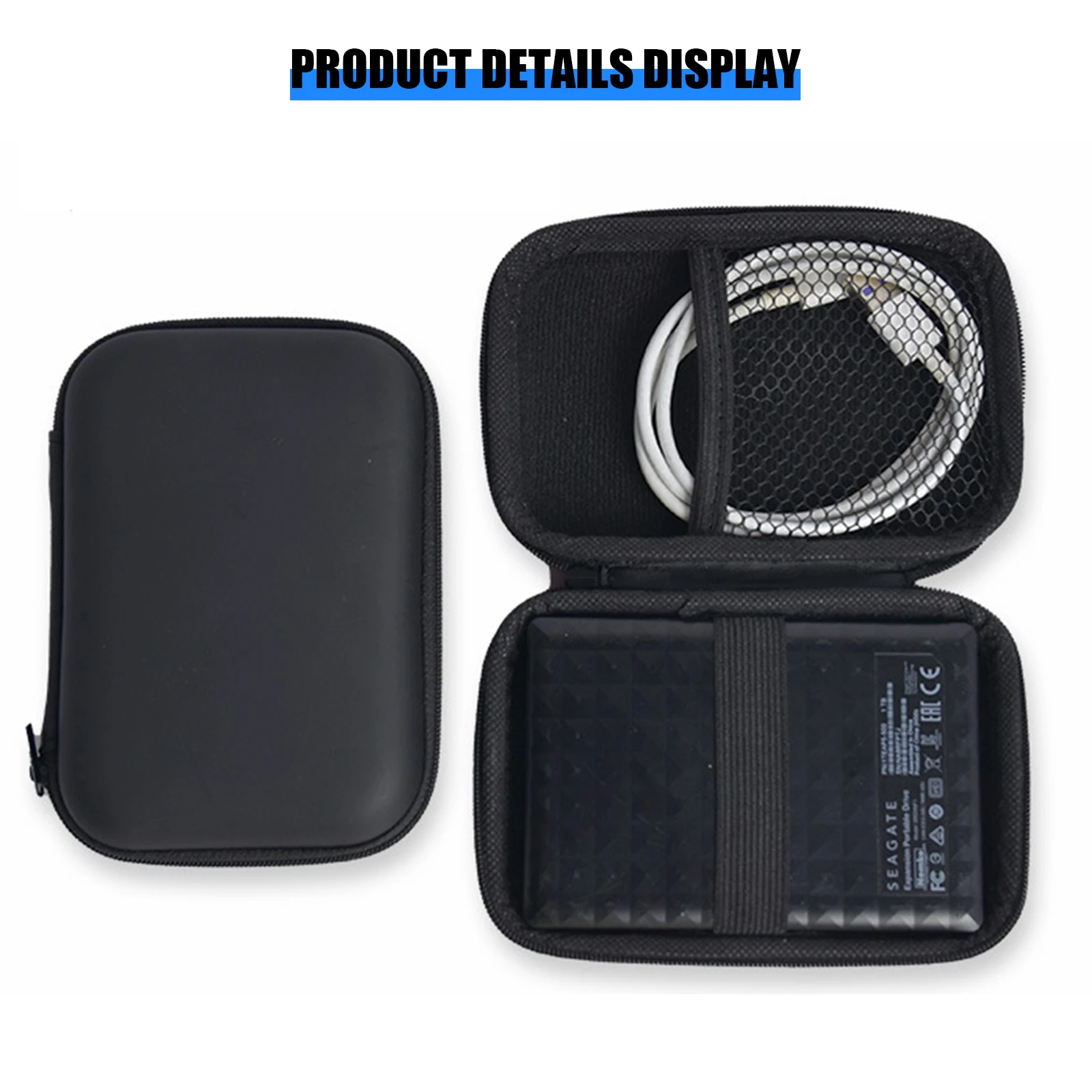 

Portable Sundries Travel Storage Bag Charging Case for Earphone Package Zipper Bag Travel Cable Organizer Electronics Storage