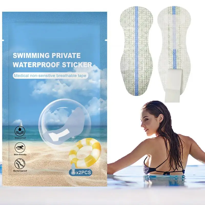 Clear Feminine Swimming Panti Liner Portable Swim Hot Spring Private Safe Stickers Protection Private Parts Waterproof Stickers