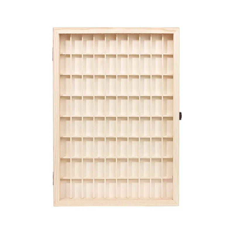 Film Roll Display Case for Safe Storage and Viewing Wooden Storage Box with Lid