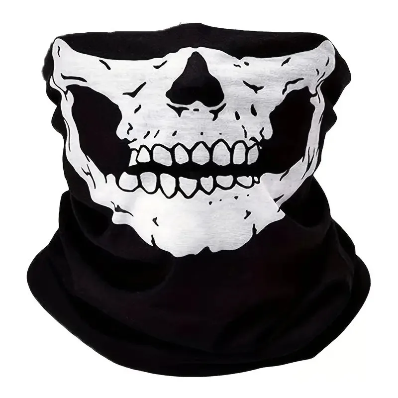 1PC atmungsaktive Maske Totenkopfmaske nahtlose Sturmhaube Hut Kopfbedeckung Schal