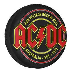 AC DC Rock Roll Spare Tire Cover for Jeep SUV RV Trailer Car Wheel Protectors Accessories 14