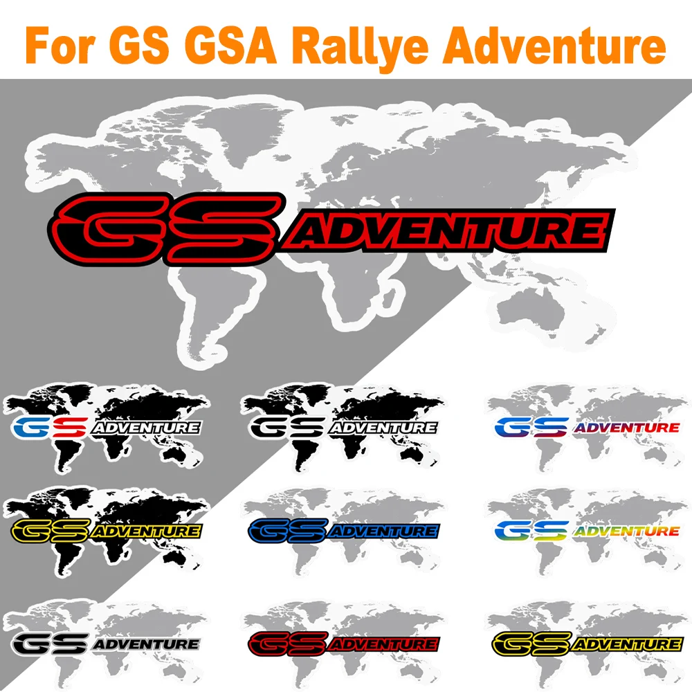 

Luggage Aluminium Stickers Trunk Cases For BMW R1200GS F850GS F800GS R1250GS F750GS R 1200 1250 850 750 GS GSA Rallye Adventure