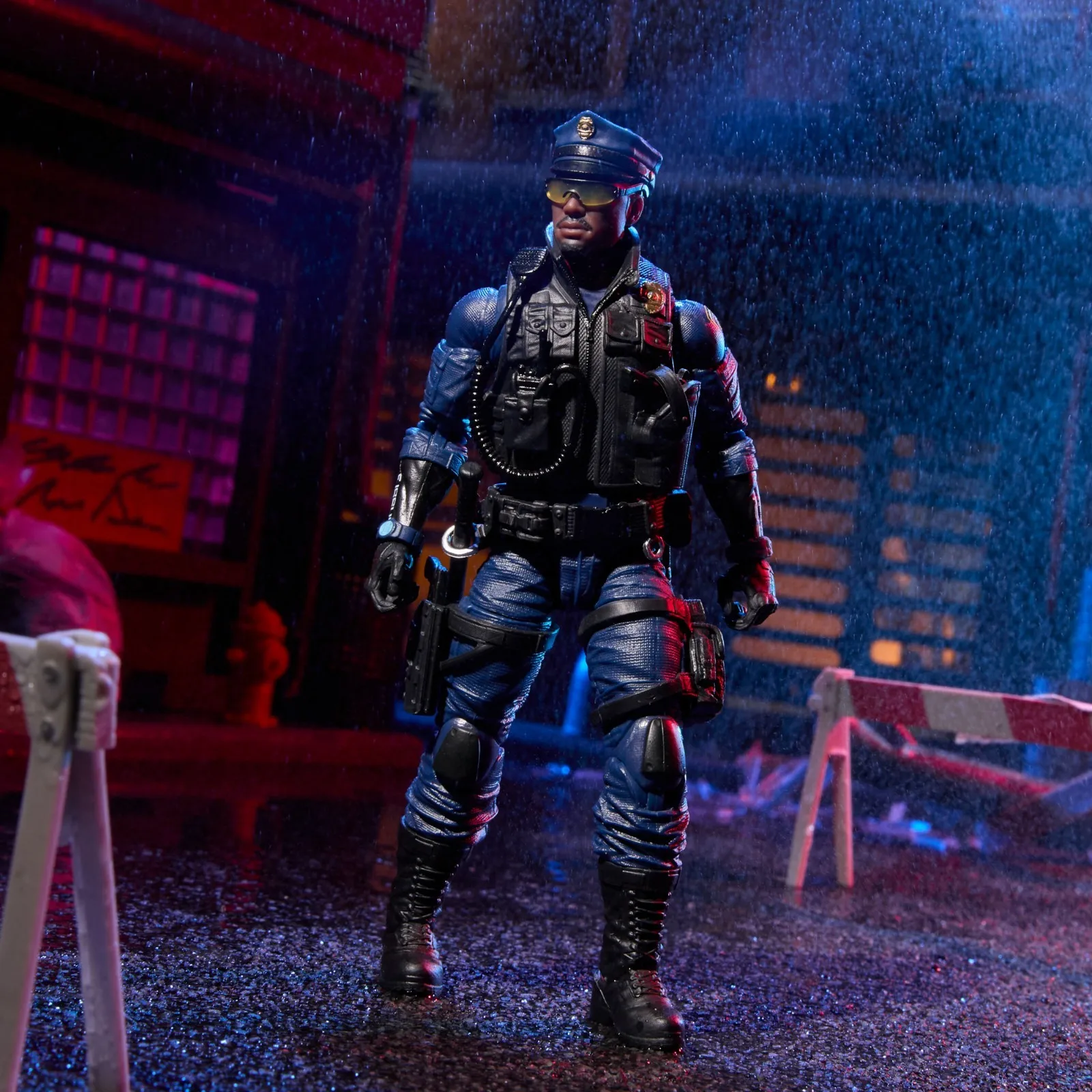 متوفر G.I. سلسلة جو جي جو المصنفة مقاس 6 بوصات مجموعة ليجاسي لخدمة الطوارئ للشرطة، لعبة مجسمة هدية هواية