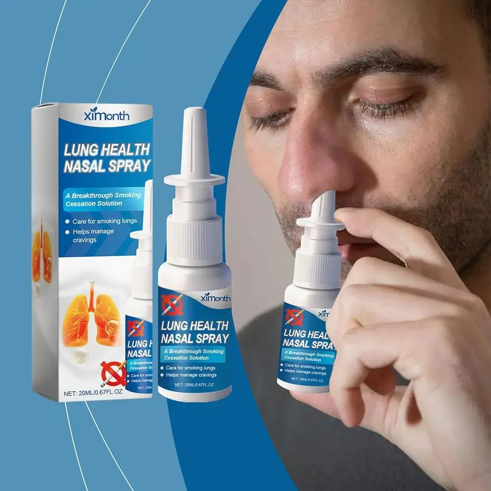 20ml Lung Detoxification Herbal Cleaning Spray Smoking Clear Organic Nasal Clearing Moisturizing Stuck Spray Herbal Throat