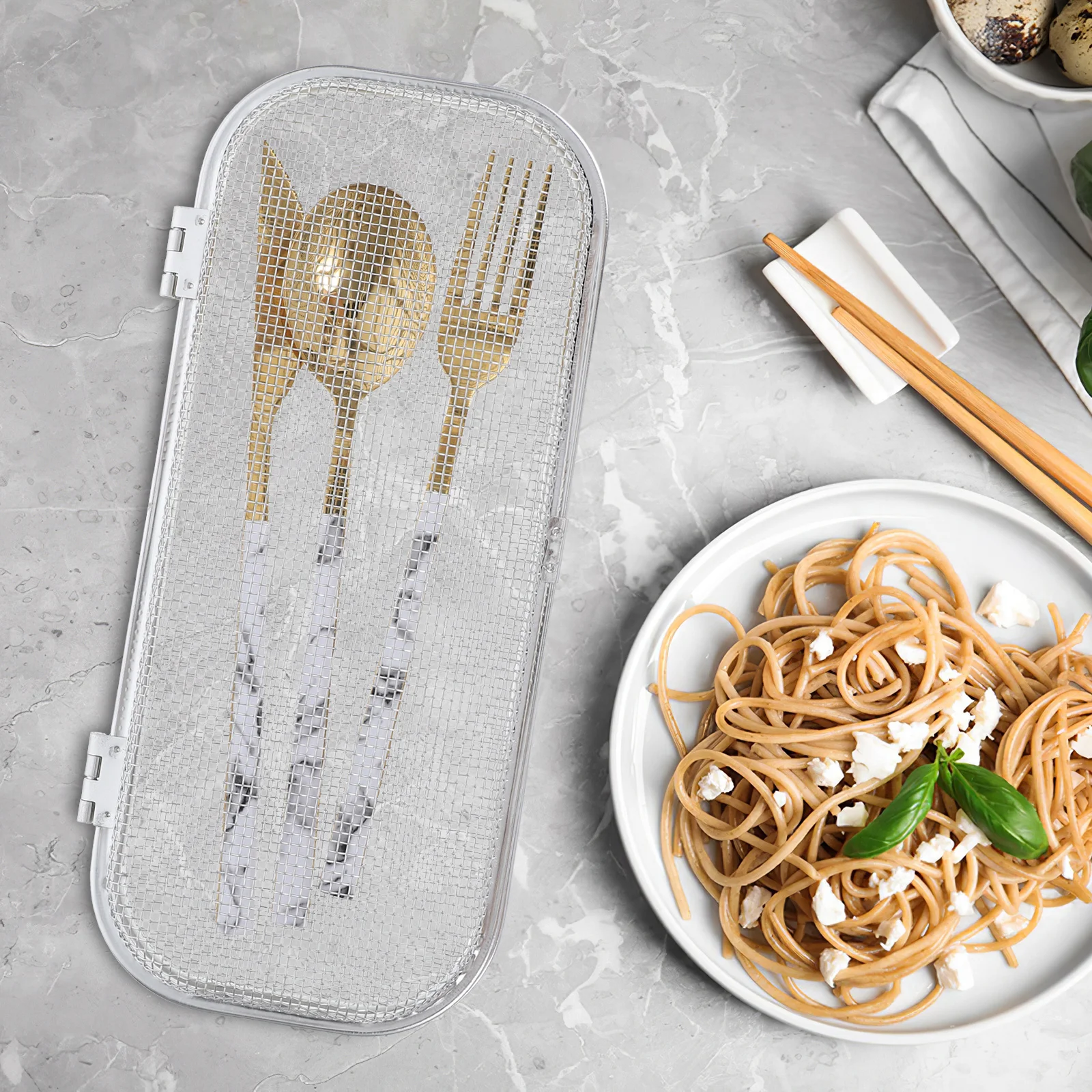 

Dishwasher Storage Basket Chopstick Chopsticks Cutlery for 304 Stainless Steel Holder