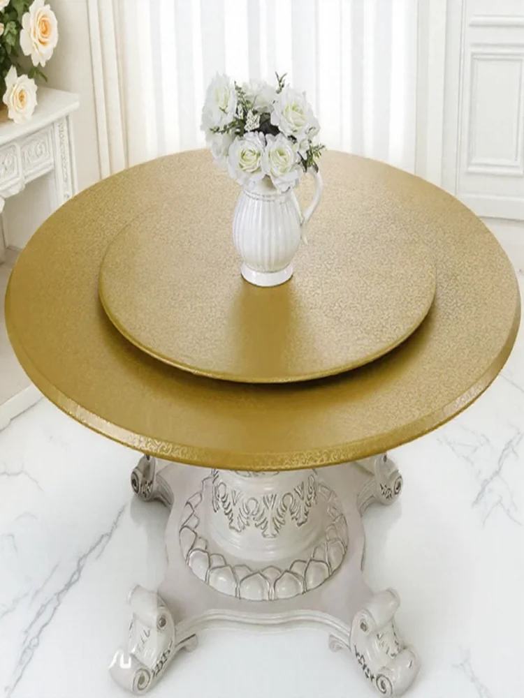 

Waterproof Oilproof Non-slip round Tablecloth Cover Elastic Restaurant Home Use Dining Table Mat Easy Clean Modern Simple Style