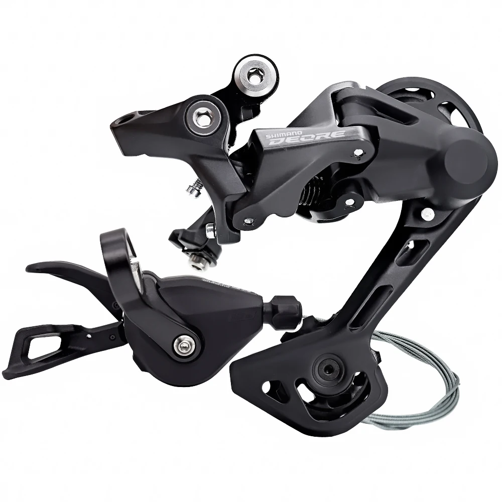 SHIMANO DEORE M4100 10 Speed Derailleur Groupset MTB Bike Sunshine 10S 11-40/42/46/50T Black Cassette Bicycle Parts