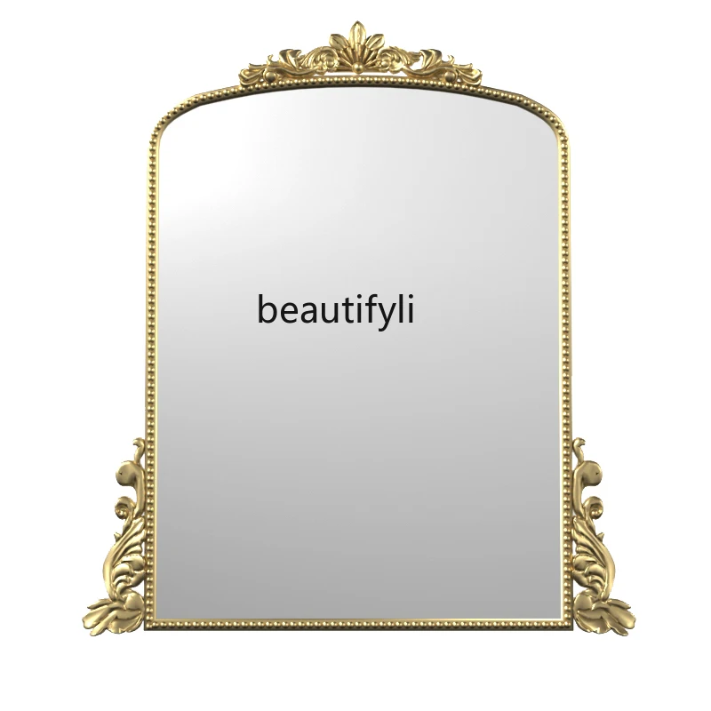 Toilet high definition bathroom cabinet, cosmetic bathroom mirror washstand oblique lipstick toilet cotton wall hanging