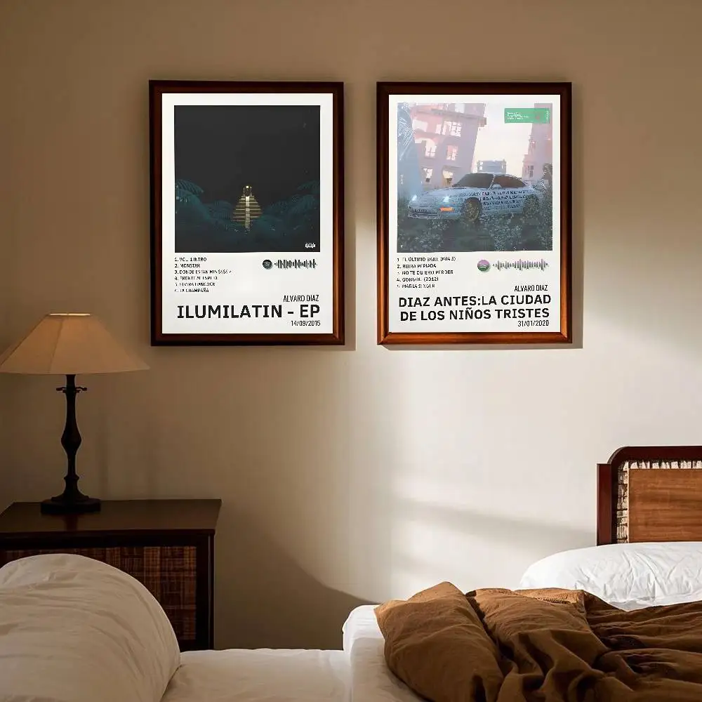 شعبية المغني مغني الراب ألفارو دياز ملصق جودة عالية النوم غرفة المعيشة الجمالية الجدار الديكور اللوحة ملصقات هدية