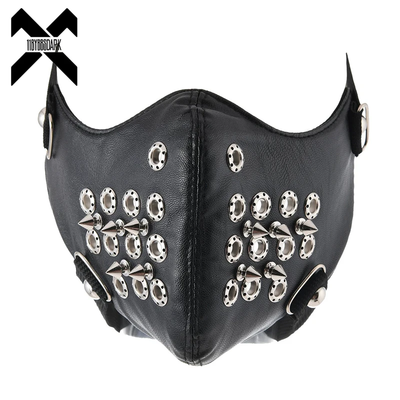 new-halloween-leather-mask-punk-rock-rivet-face-mask-for-stage-performance-gothic-cosplay-half-mask-streetwear-grunge-accessory