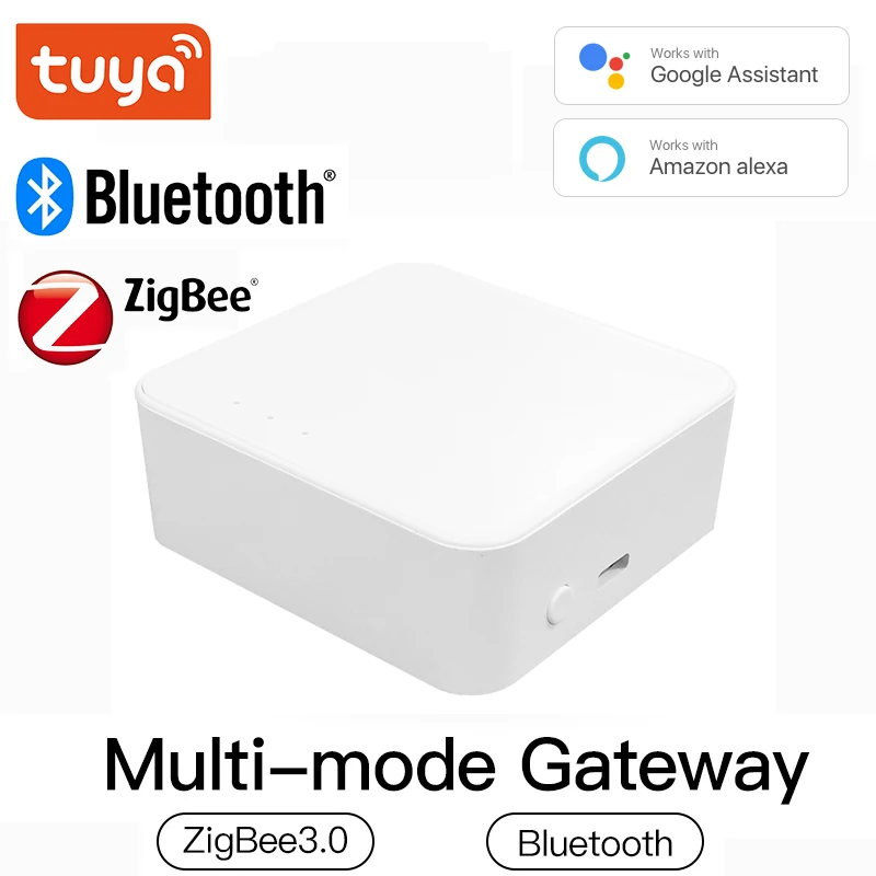 

Tuya ZigBee/Bluetooth Smart Gateway Hub Smart Home Bridge Smart Life APP Wireless Remote Controller Works with Alexa Google Home