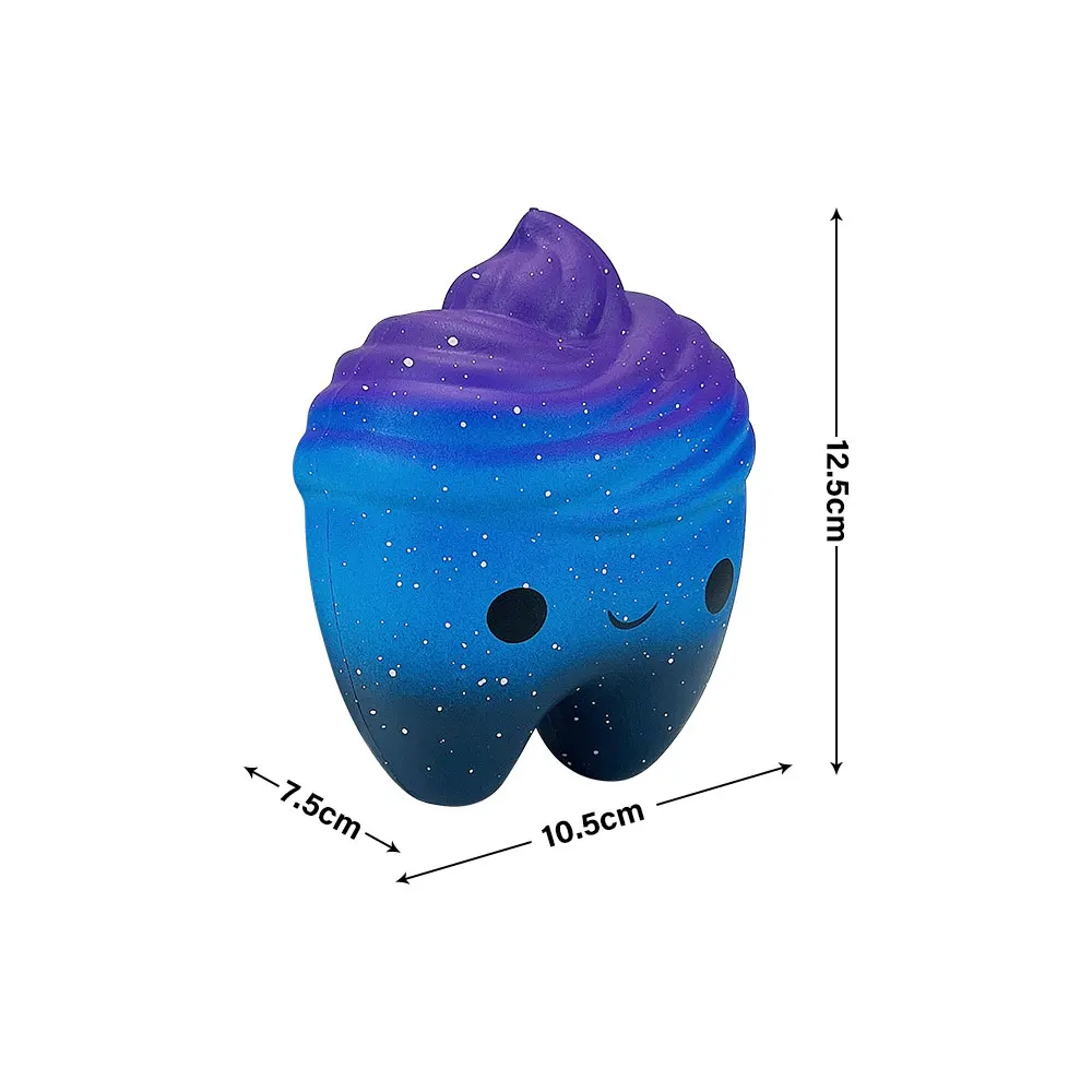 느린 반동 치아 압박 장난감 - 귀여운 치과 교육 모델, 불안한 환자와 어린이를 위한 릴렉스 선물