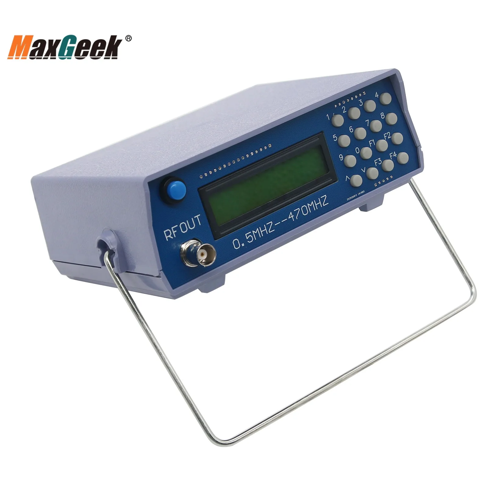 Maxgeek 0.5Mhz-470Mhz RF Signal Generator Meter Tester for FM Radio Walkie-Talkie Debug