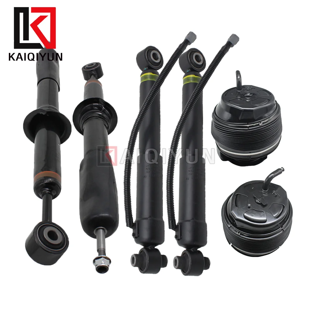 

4pcs Front Rear Air Suspension Shock Absorber + 2pcs Air Spring For Toyota Sequoia 2008-2019 48530-34051 48510-34010 48080-34020