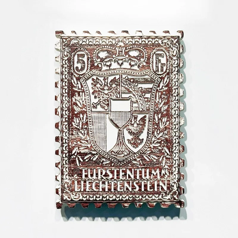 

Principality of Liechtenstein Fridge Stickers National Emblem Stamp Fridge Magnets Birthday Gifts Home Decoration