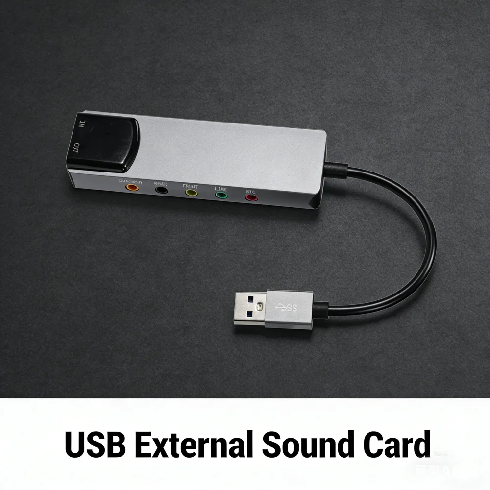 

Professional USB External Sound Card 5.1 Channel SPDIF Audio Adapter for PC Laptop USB Sound Interfaces External Sound Card