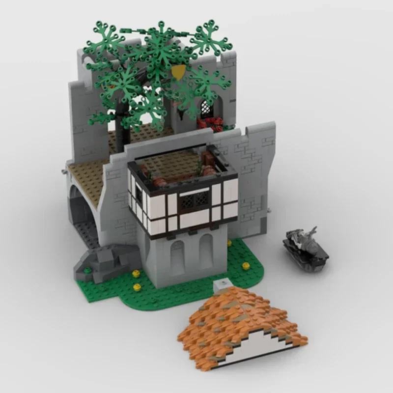 Fortress Model Moc Building Bricks Lion Knight Castle Expansion Technology Modular Blocks Gifts Christmas Toys DIY Sets Assembly