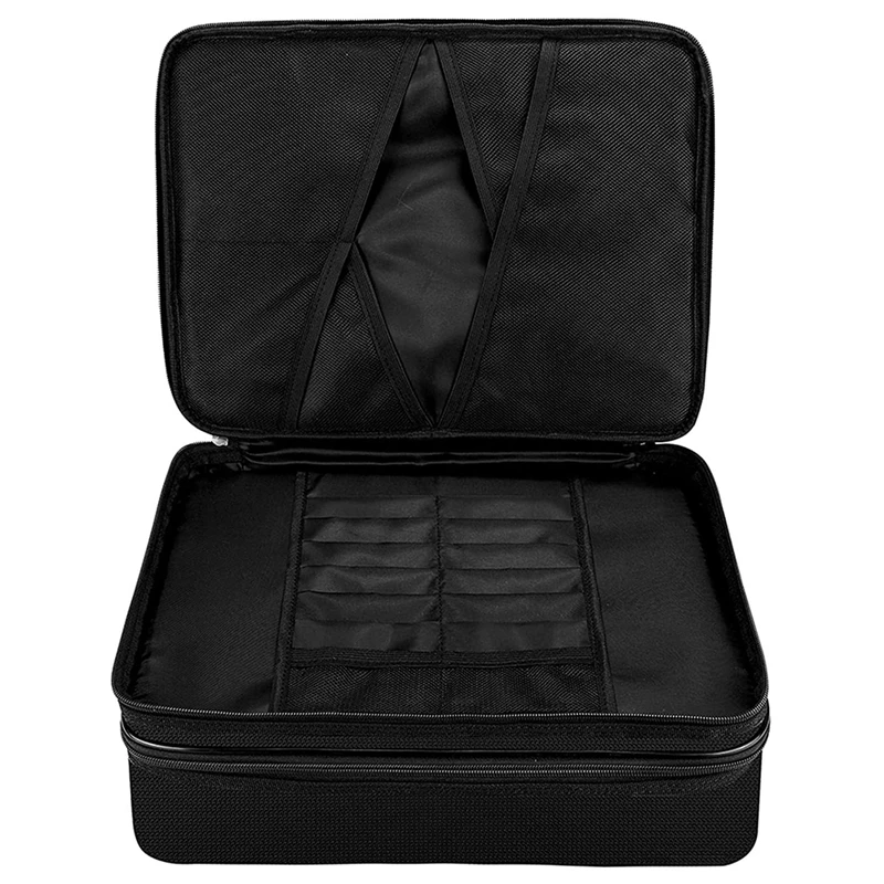 Fireproof 3-Layer File Storage Box With Waterproof Zipper Portable Fireproof Safety Box For Important Documents