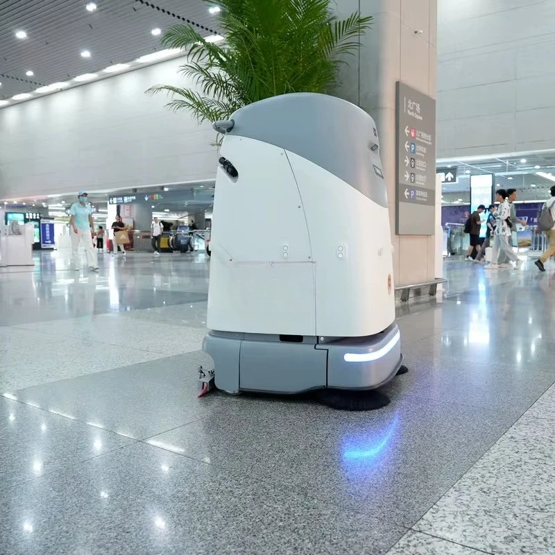 Customized Commercial Autonomous Floor Scrubber Robot Smart Unmanned Floor Cleaning Machine for Shopping Mall Floor Washing