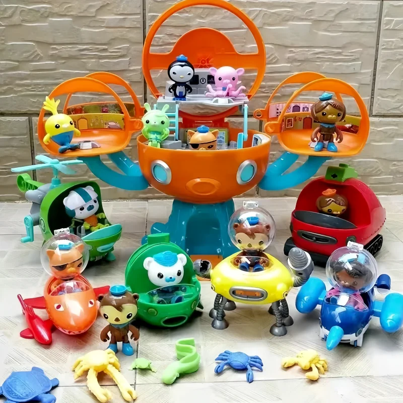 Tv Asli Octonauts Semua Gup Mainan Kendaraan Kapal Selam Figur Aksi Kwazii Teritip Mainan Model Peso Hadiah Kartun Anak-anak