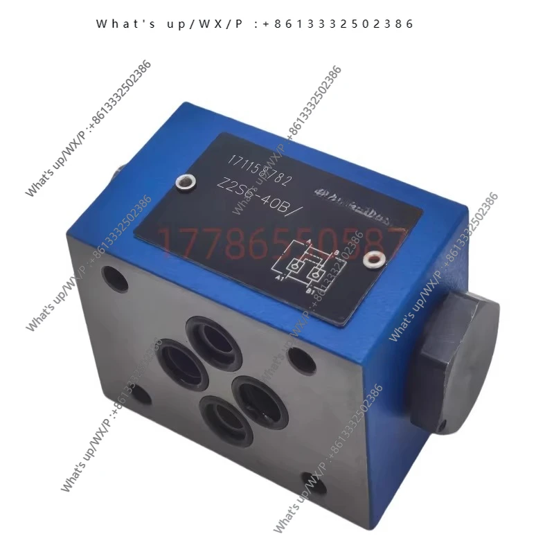 Hydraulic control check valve Z2S6-40B/Z2S6A-40B pressure retaining valve hydraulic lock