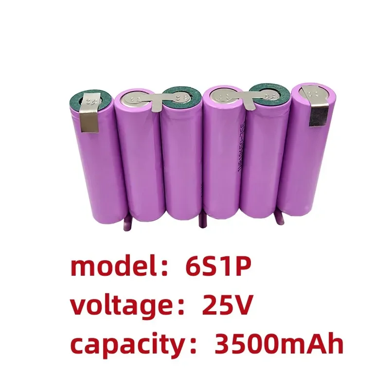 3S1P 3S2P 4S2P 4S1P 5S1P 5S2P 6S1P 8.4V 3.7V 10.8V 16.8V 18V 35E battery pack 18650 3500mAh battery for 18V screwdriver battery