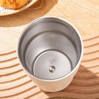 Gift 450ML Thermal Water Bottle Portable Creative Coffee Thermos Cup Digital Leak-proof Drinking Bottle Office