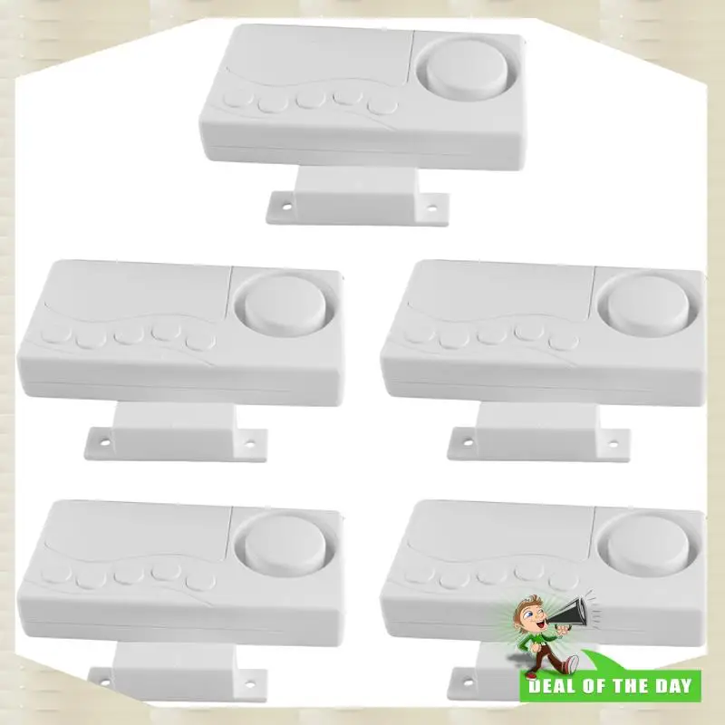 تسليم 24 ساعة 5X مستشعر فتح الباب اللاسلكي تأخير الوقت إنذار الباب مستشعر الباب باب ونافذة إنذار الأمن أمن الوطن