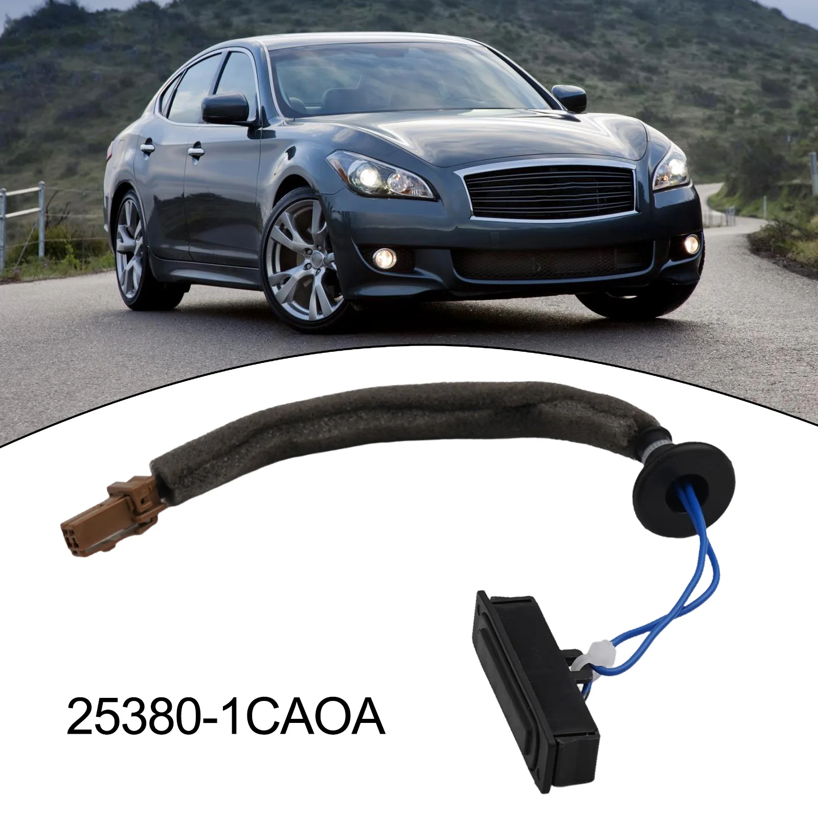 

Car Boot Handle Trunk Control Release Switch Trunk Open Switch For Infiniti For QX70 For FX70 2008-2012 25380-1CA0A